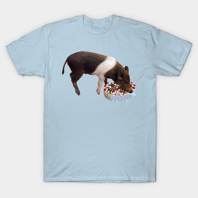 A Little Piglet Birthday Party T-Shirt by Euphorichords